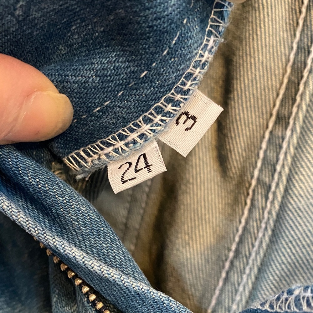 Rudy Jude Utility Jeans in Light Indigo RJ size 3 Custom Inseam of 24” - Picture 5 of 5